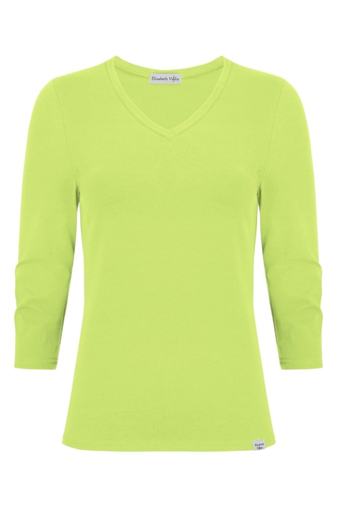 VERA z rękawami 3:4 Green Glow przód.jpg