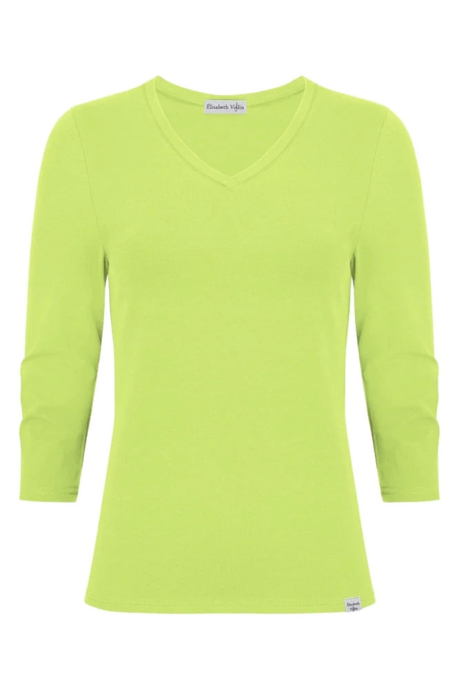 VERA z rękawami 3:4 Green Glow przód.jpg