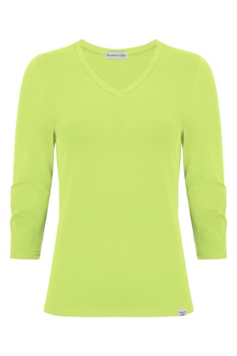 VERA z rękawami 3:4 Green Glow przód.jpg