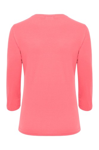 VERA z rękawami 3:4 Sunkist Coral tył.jpg
