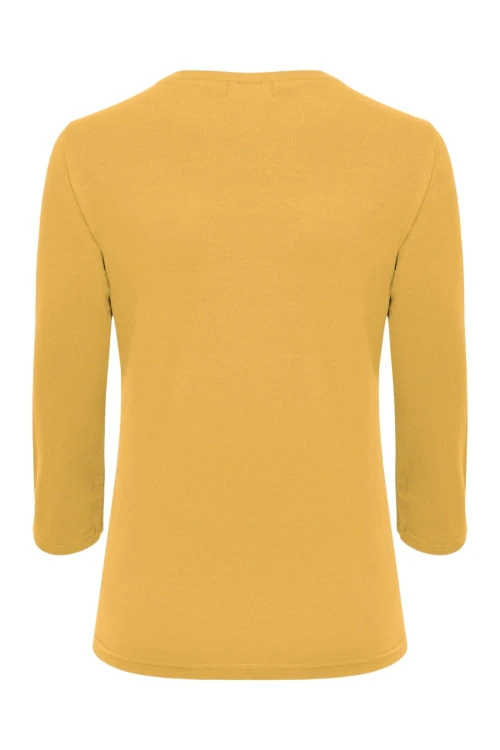 VERA z rękawami 3:4 Mineral Yellow tył.jpg