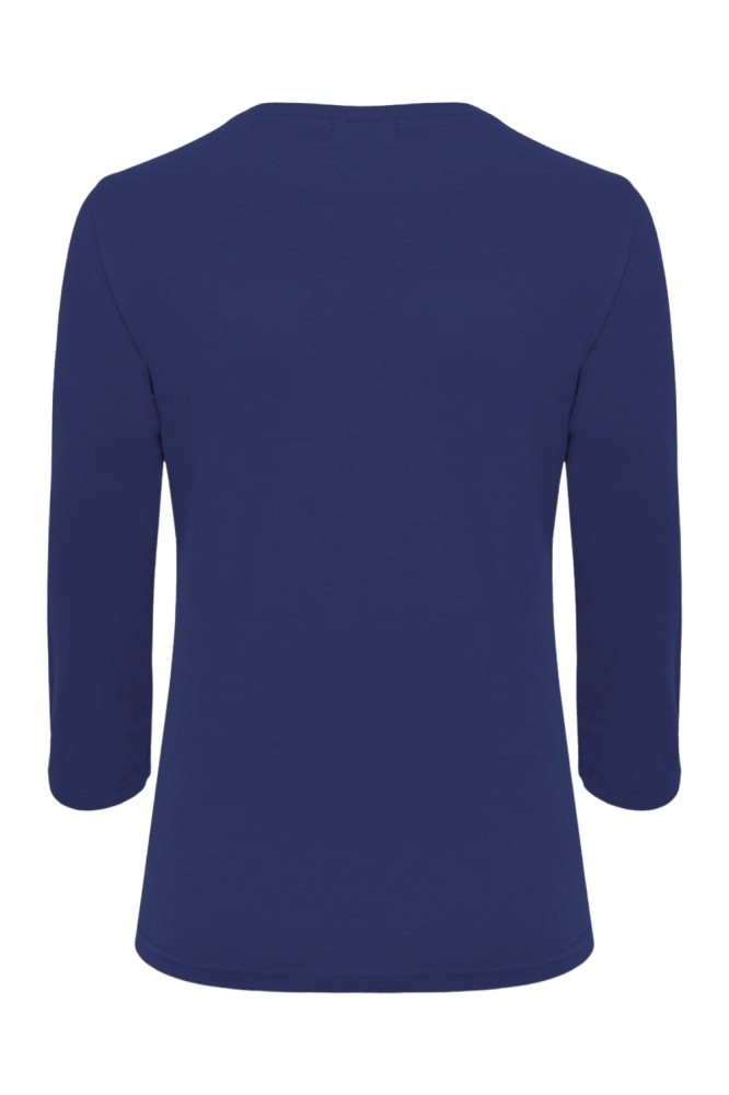 VERA z rękawami 3:4 Sodalite Blue tył.jpg