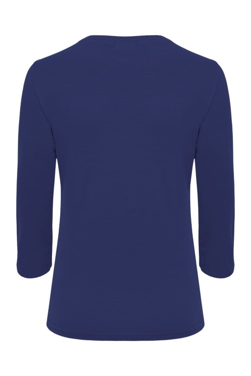 VERA z rękawami 3:4 Sodalite Blue tył.jpg