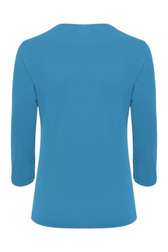 VERA z rękawami 3:4 Vivid Blue tył.jpg
