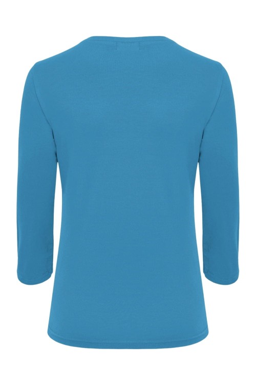 VERA z rękawami 3:4 Vivid Blue tył.jpg