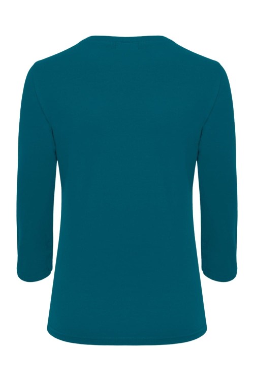 VERA z rękawami 3:4 Moroccan Blue tył.jpg