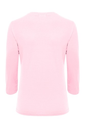 VERA z rękawami 3:4 Parfait Pink tył.jpg
