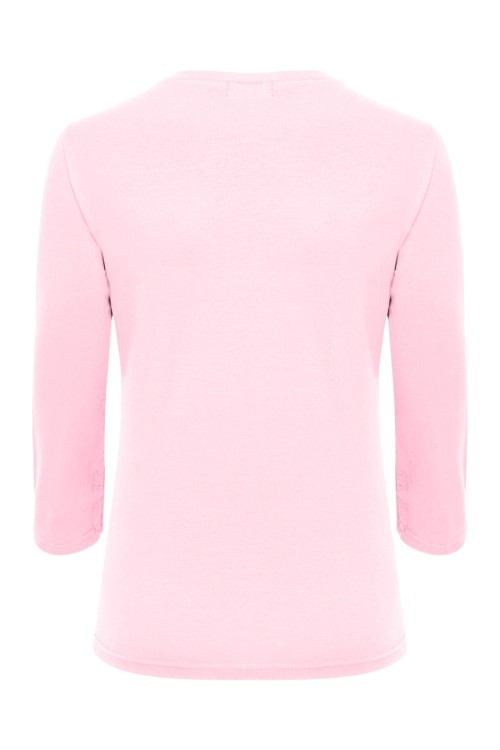 VERA z rękawami 3:4 Parfait Pink tył.jpg