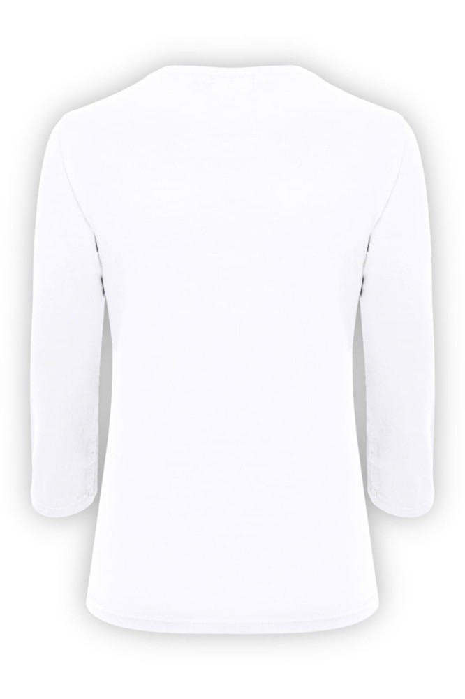 VERA z rękawami 3:4 Brilliant White tył.jpg