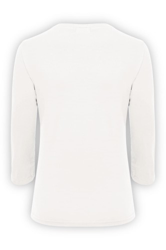 VERA z rękawami 3:4 Star White tył.jpg