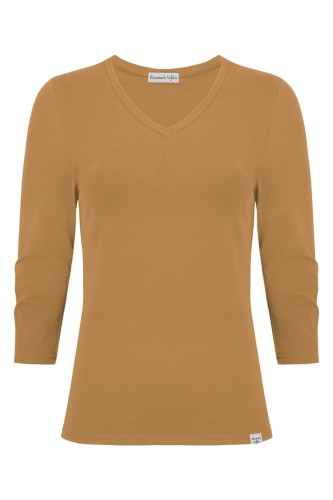 VERA z rękawami 3:4 Dijon przód.jpg