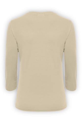 VERA z rękawami 3:4 Brown Rice tył.jpg