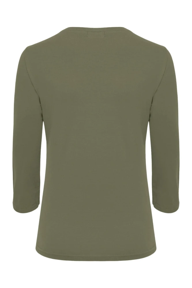 VERA z rękawami 3:4 Dusty Olive tył.jpg