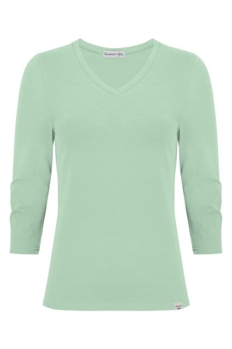 VERA z rękawami 3:4 Grayed Jade przód.jpg