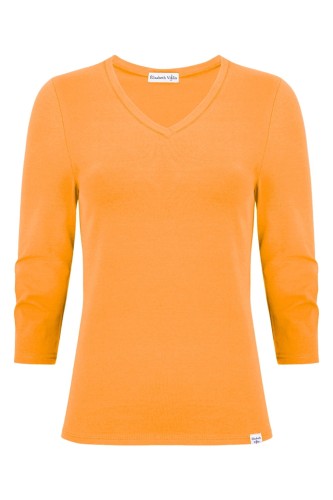 VERA z rękawami 3:4 Blazing Orange przód.jpg