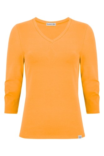 VERA z rękawami 3:4 Butterscotch przód.jpg