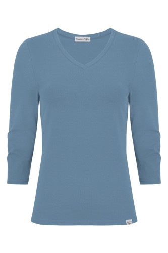 VERA z rękawami 3:4 Bluestone przód.jpg