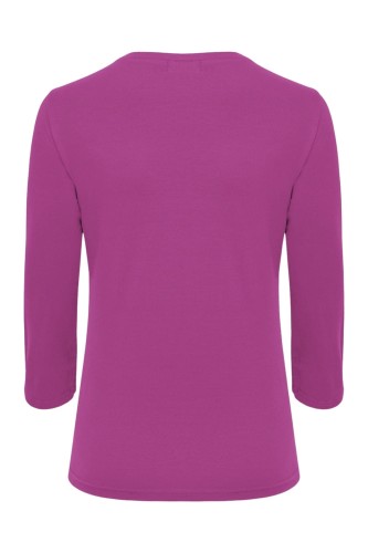 VERA z rękawami 3:4 Festival Fuchsia tył.jpg