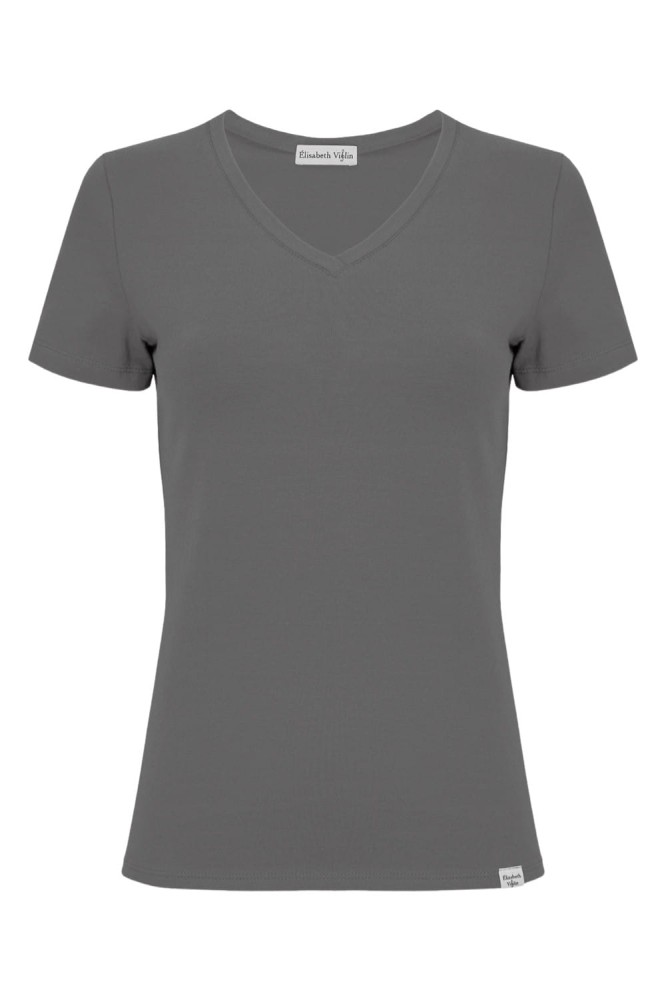 VERA z krótkimi rękawami Charcoal Gray przód.jpg