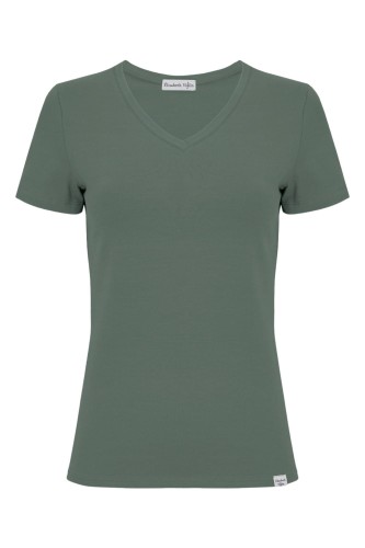 VERA z krótkimi rękawami Balsam Green przód.jpg