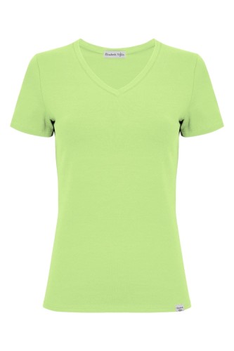 VERA z krótkimi rękawami Sap Green przód.jpg