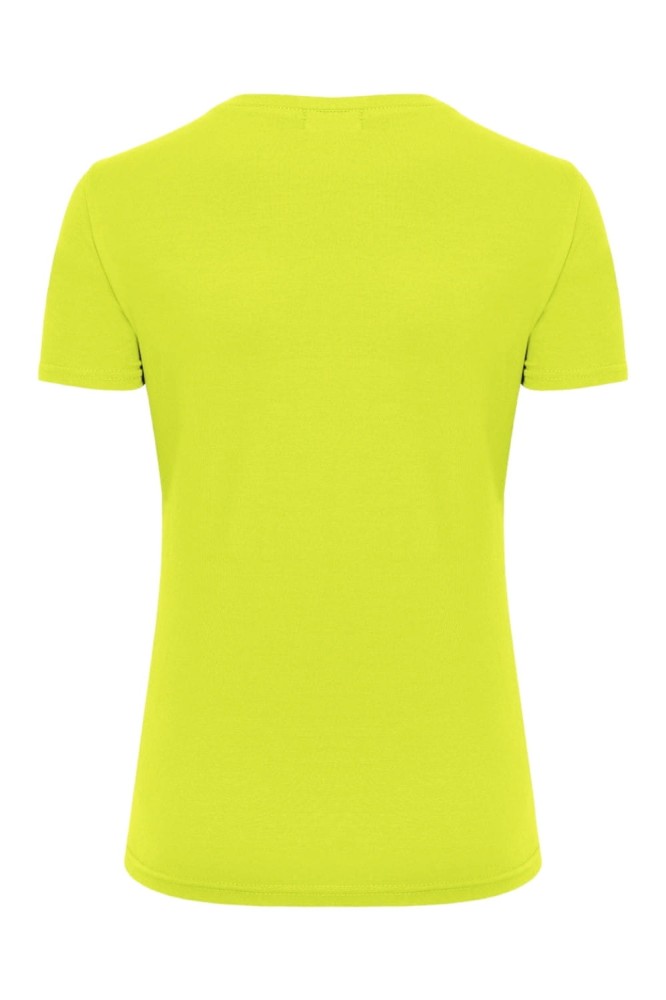 VERA z krótkimi rękawami Bright Chartreuse tył.jpg