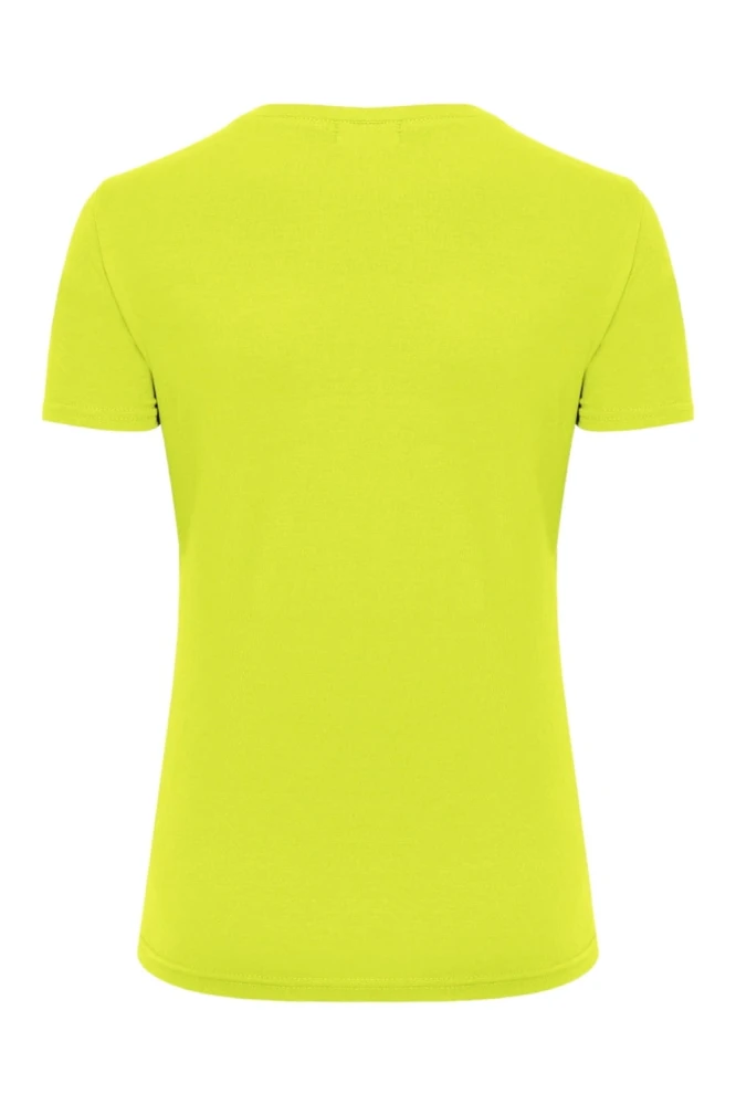 VERA z krótkimi rękawami Bright Chartreuse tył.jpg