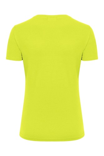 VERA z krótkimi rękawami Bright Chartreuse tył.jpg