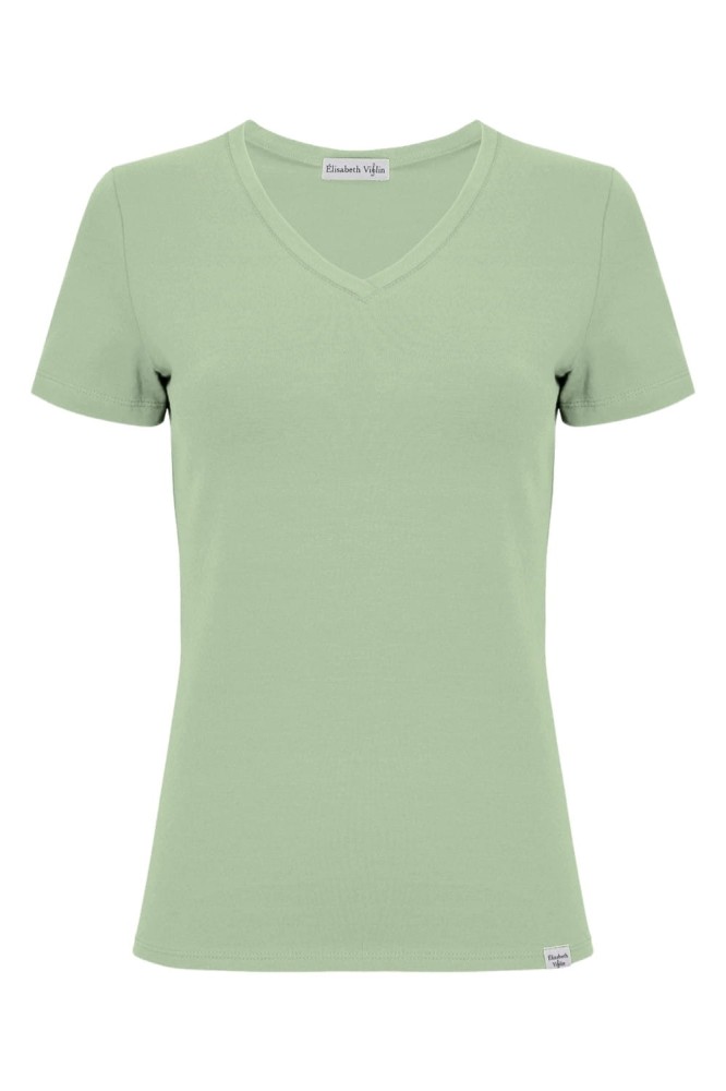 VERA z krótkimi rękawami Iceberg Green przód.jpg