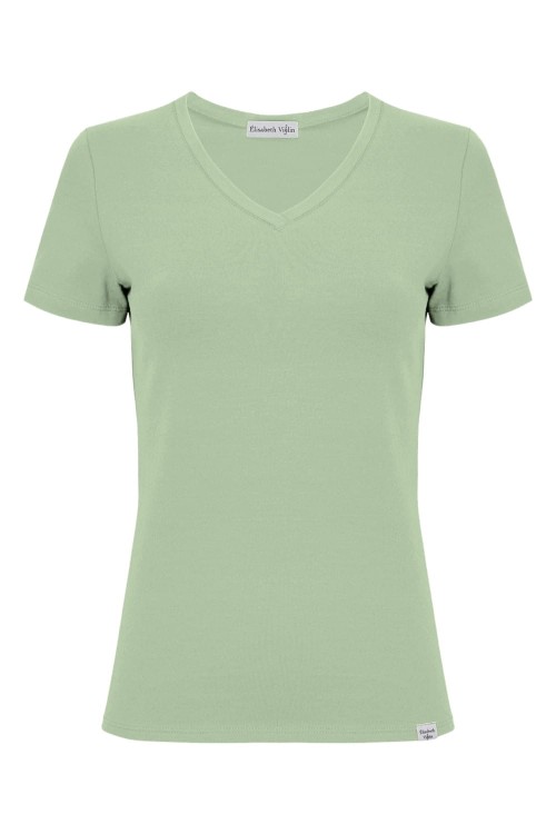 VERA z krótkimi rękawami Iceberg Green przód.jpg