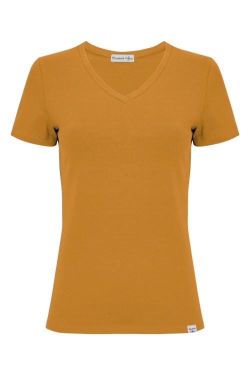 VERA z krótkimi rękawami Sudan Brown przód.jpg