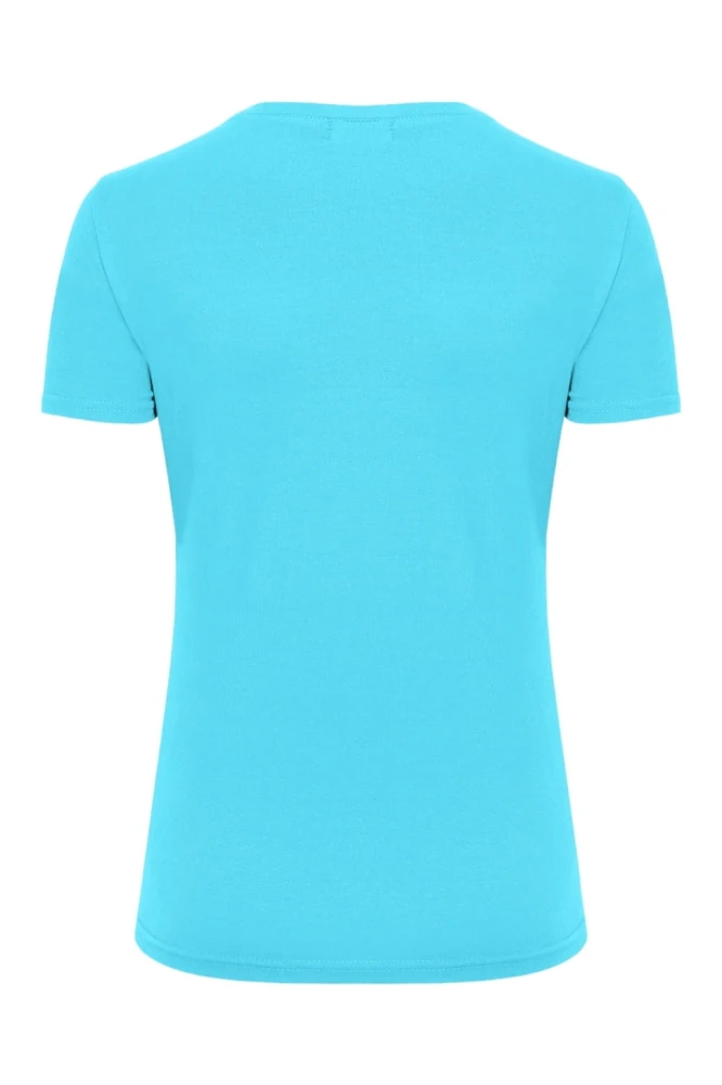 VERA z krótkimi rękawami Cyan Blue tył.jpg