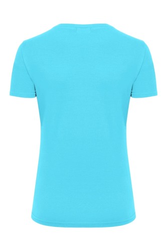 VERA z krótkimi rękawami Cyan Blue tył.jpg