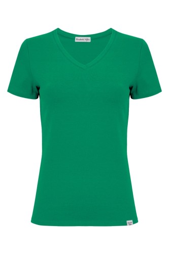 VERA z krótkimi rękawami Deep Green przód.jpg