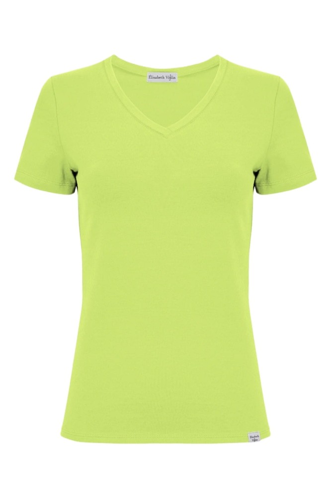 VERA z krótkimi rękawami Green Glow przód.jpg