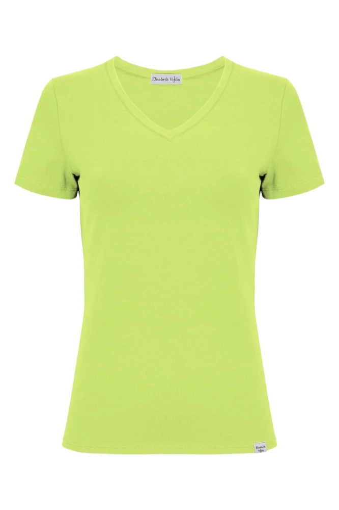 VERA z krótkimi rękawami Green Glow przód.jpg