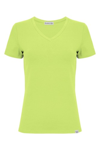 VERA z krótkimi rękawami Green Glow przód.jpg