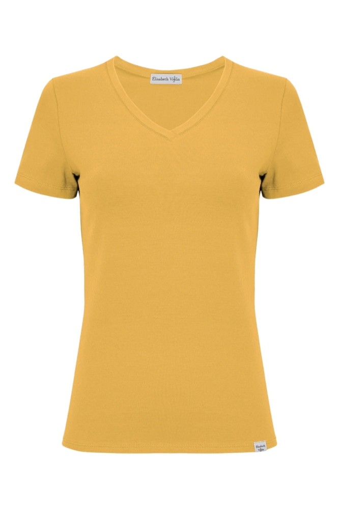 VERA z krótkimi rękawami Mineral Yellow przód.jpg