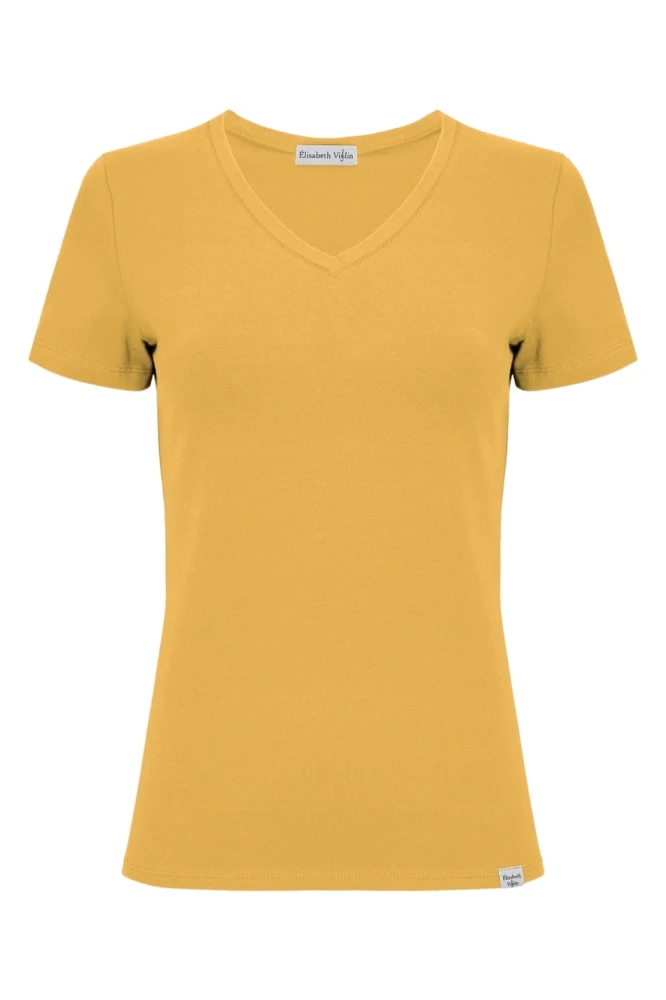 VERA z krótkimi rękawami Mineral Yellow przód.jpg