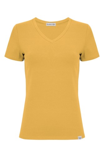 VERA z krótkimi rękawami Mineral Yellow przód.jpg