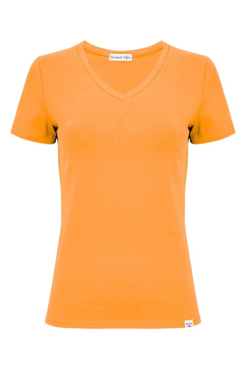 VERA z krótkimi rękawami Blazing Orange przód.jpg