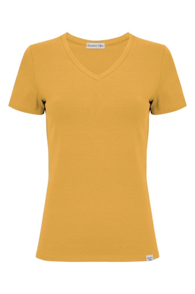 VERA z krótkimi rękawami Bright Gold przód.jpg