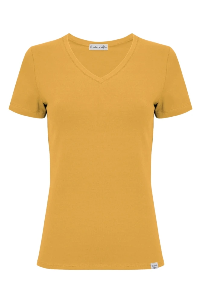 VERA z krótkimi rękawami Bright Gold przód.jpg