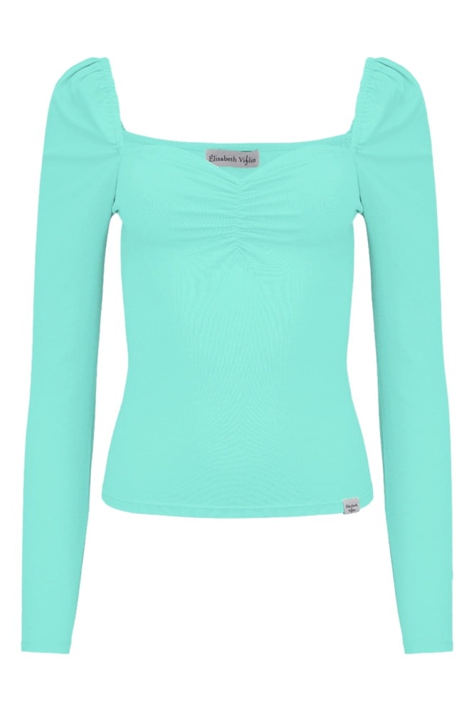 ARIA z długimi rękawami Blue Turquoise przód.jpg