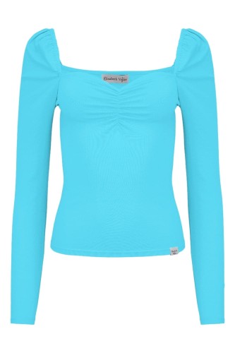 ARIA z długimi rękawami Cyan Blue przód.jpg