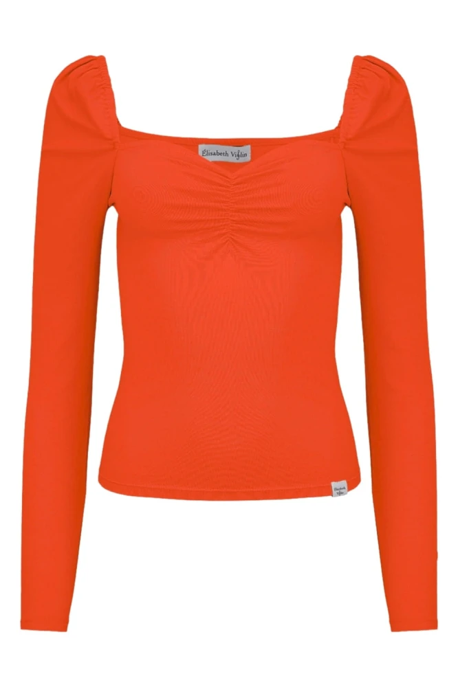 ARIA z długimi rękawami Mandarin Red przód.jpg