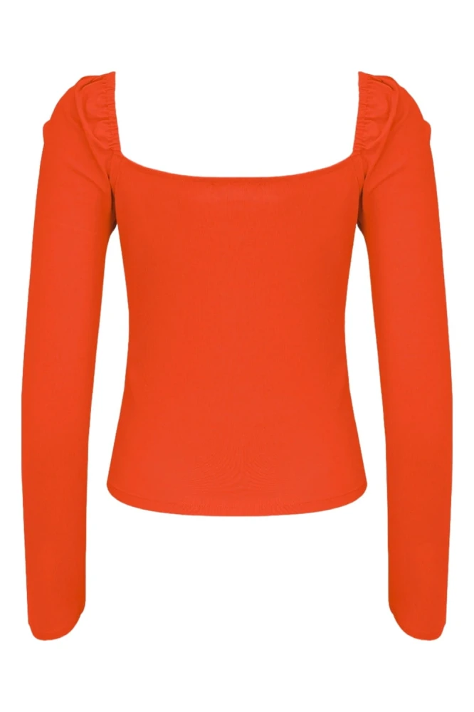 ARIA z długimi rękawami Mandarin Red tył.jpg