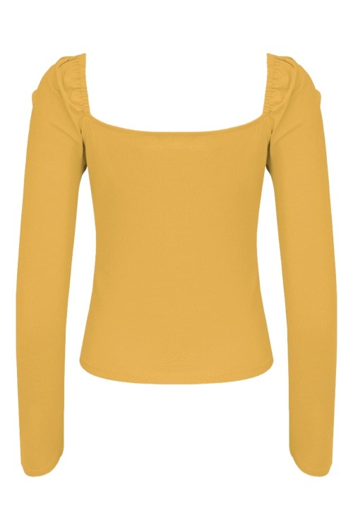 ARIA z długimi rękawami Mineral Yellow tył.jpg