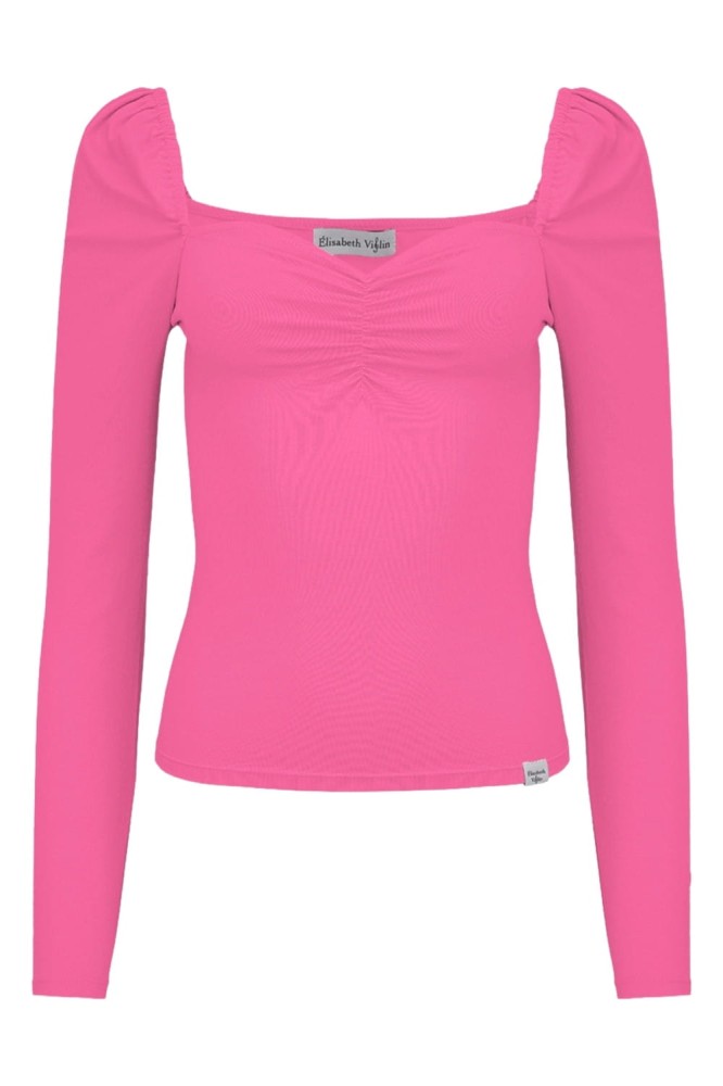 ARIA z długimi rękawami Shocking Pink przód.jpg