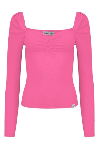 ARIA z długimi rękawami Shocking Pink przód.jpg